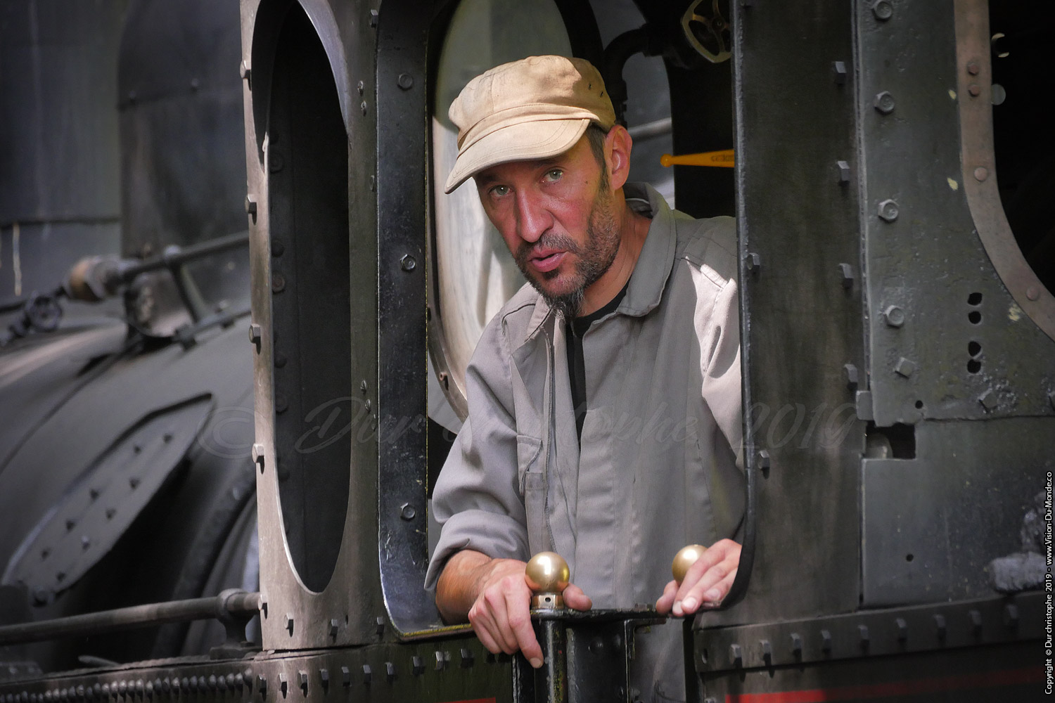 Cheminot - Train vapeur de Martel - Lot