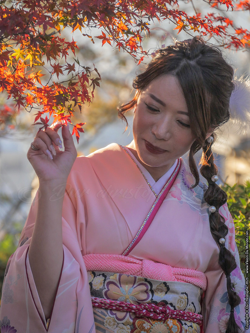 Femme en tenue traditionnelle - Kyoto - JAPON - 2023