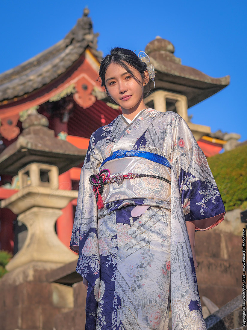 Femme en tenue traditionnelle - Kyoto - JAPON - 2023