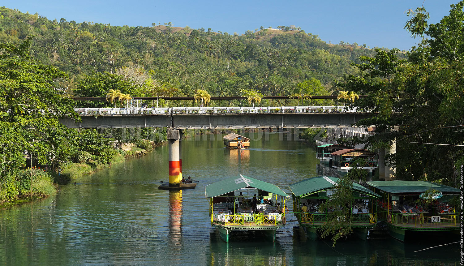 Les restaurant flottants - Ile de Bohol - 2016