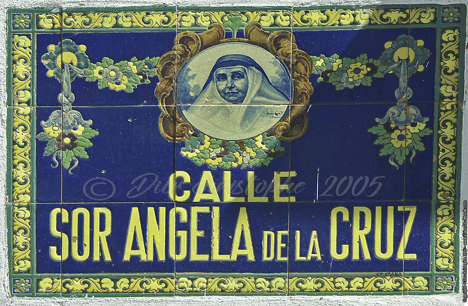 Plaque de rue - Carmona - 2005
